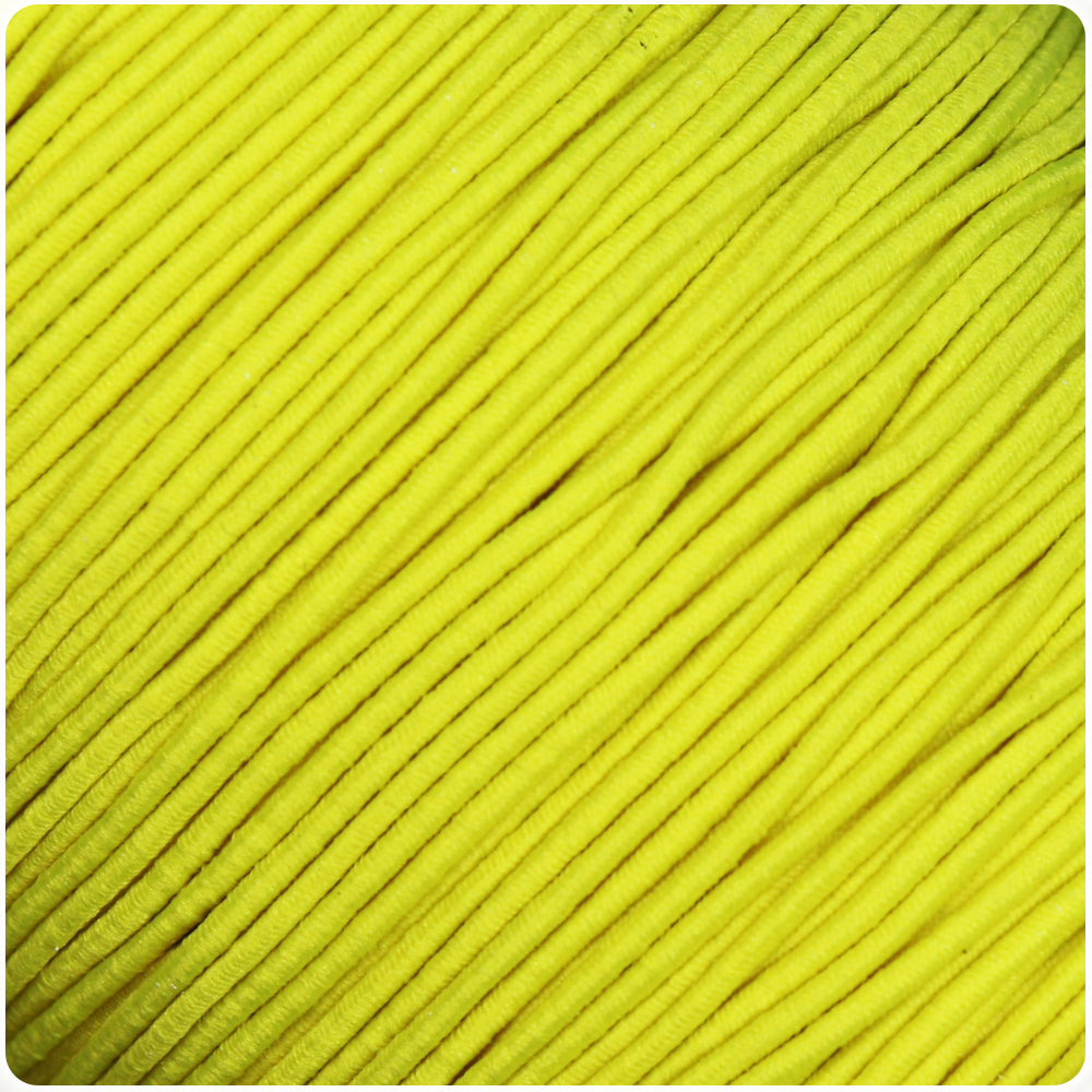 Yellow 1mm Round Elastic Cord (65m)