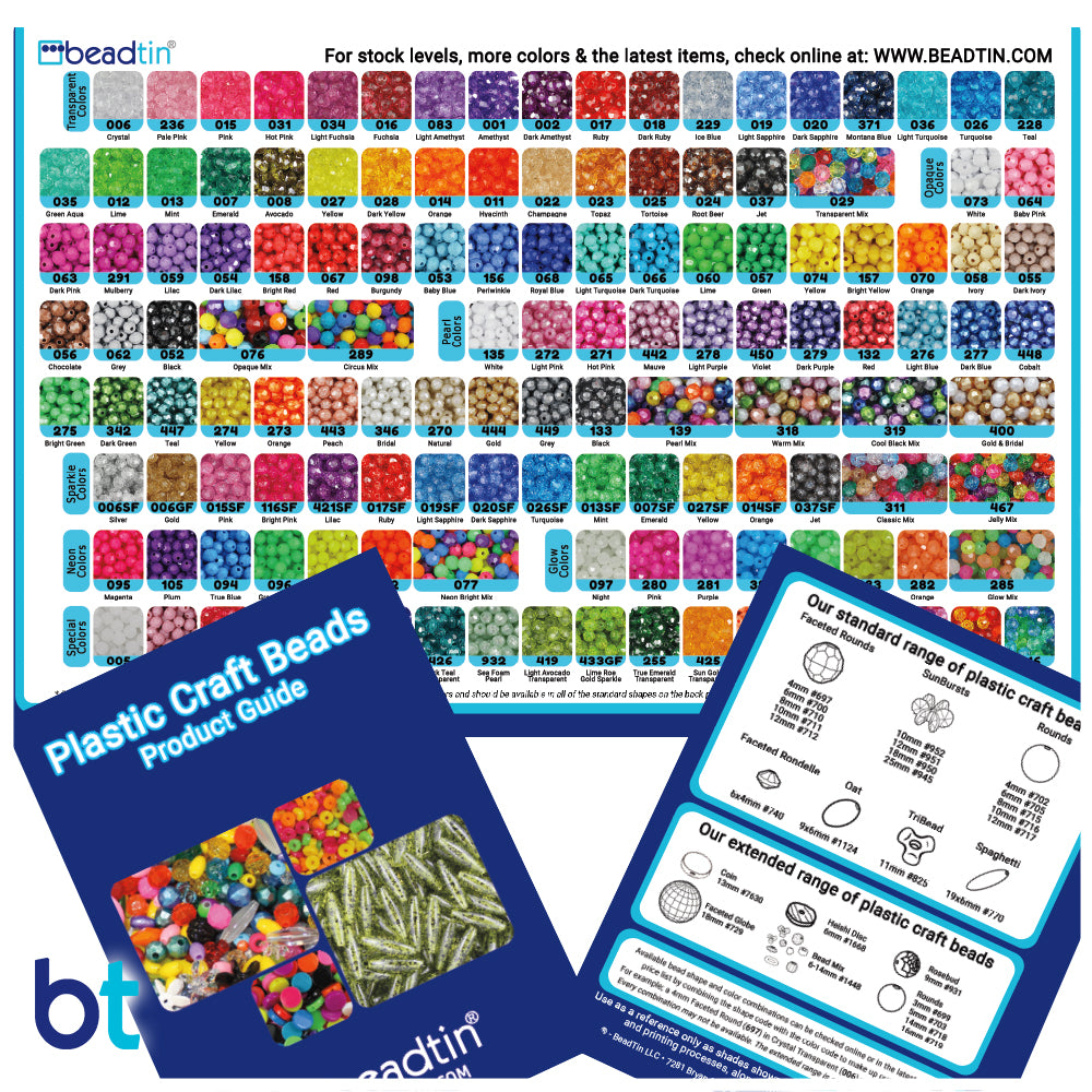 Plastic Craft Beads - Product Guide
