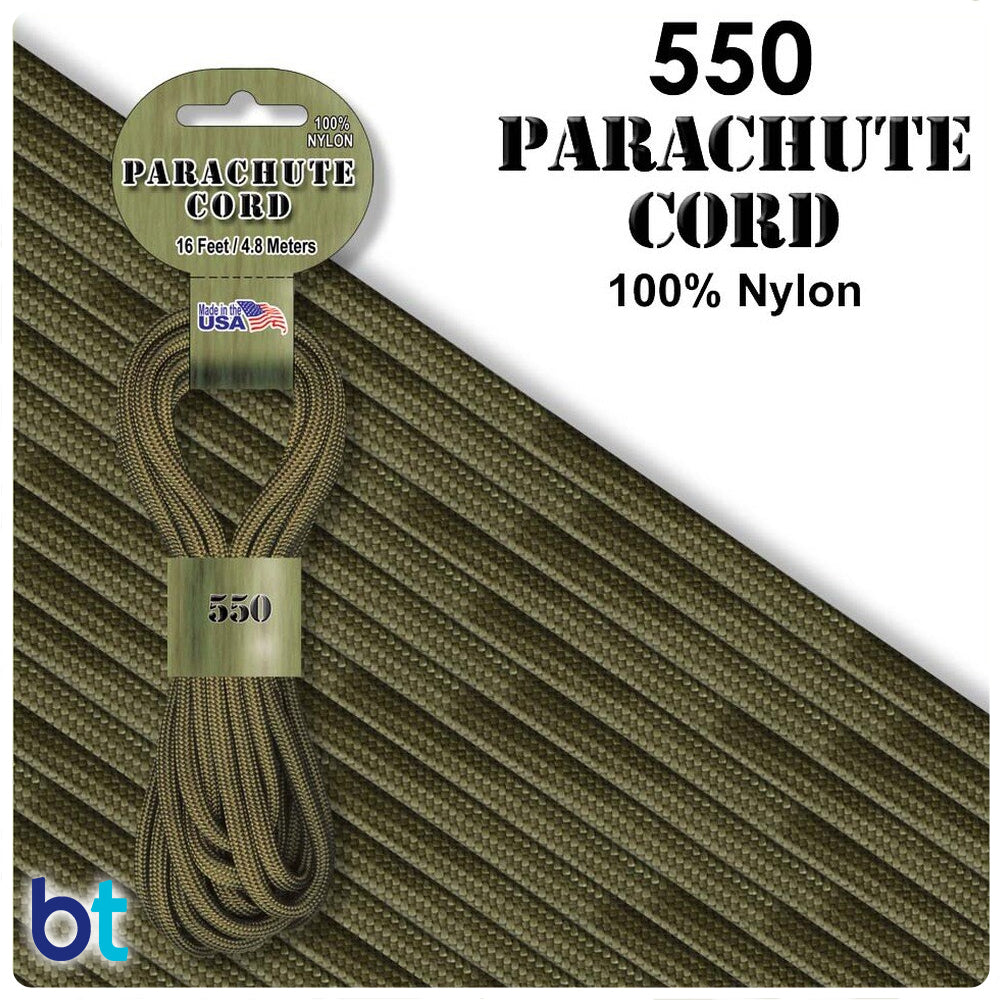 Jute 550 Parachute Cord (16ft)