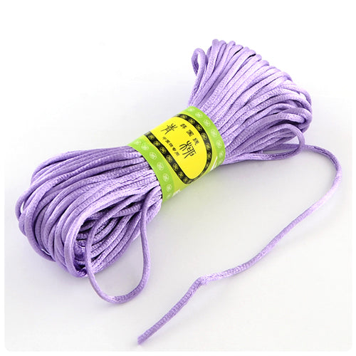 Light Purple 2mm Nylon Satin Cord (20m)