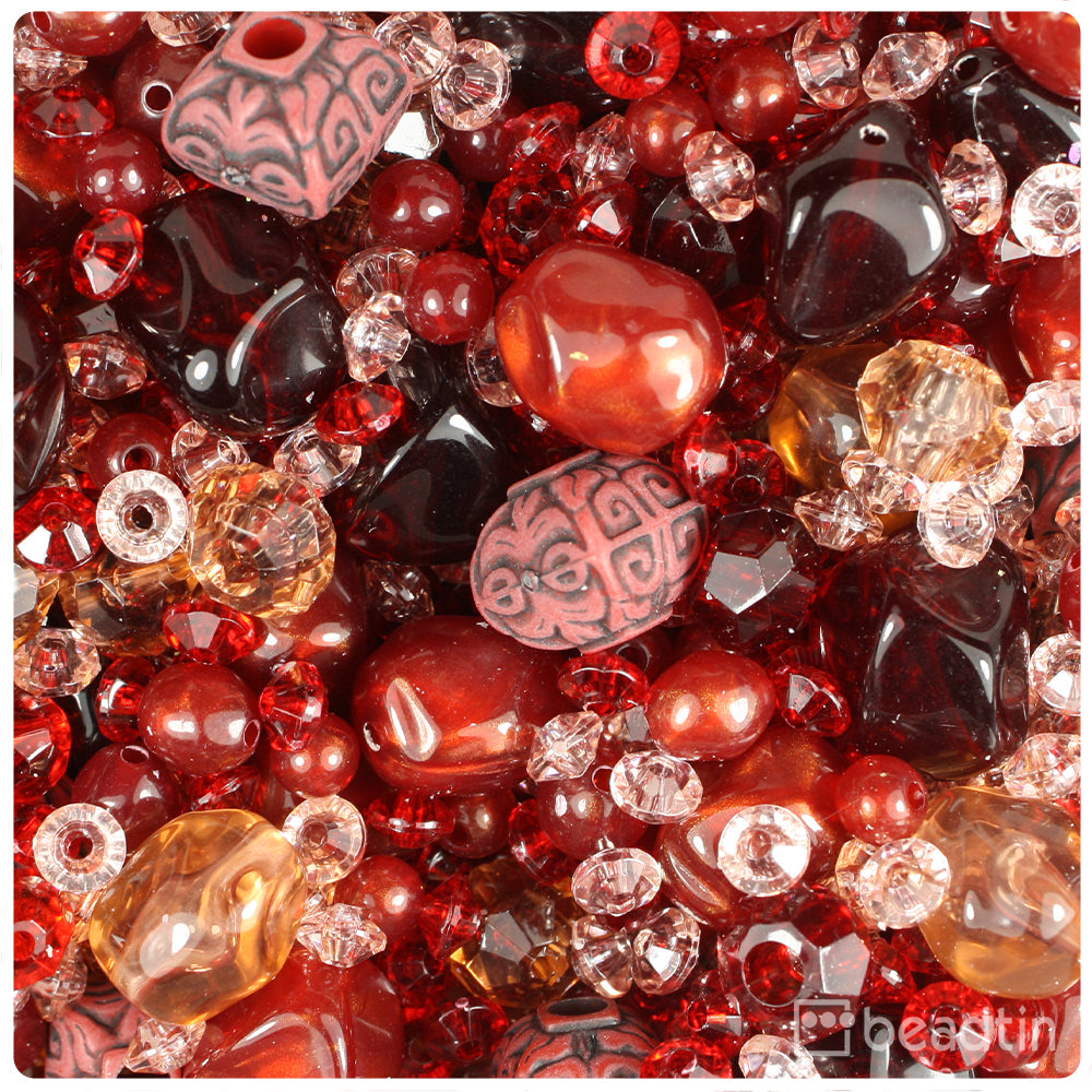 Asian Spice Elements Specialty Acrylic Beads Mix (8oz)