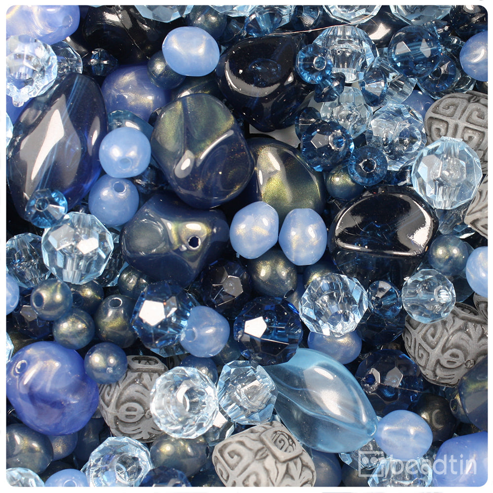 Montana Blues Elements Specialty Acrylic Beads Mix (8oz)